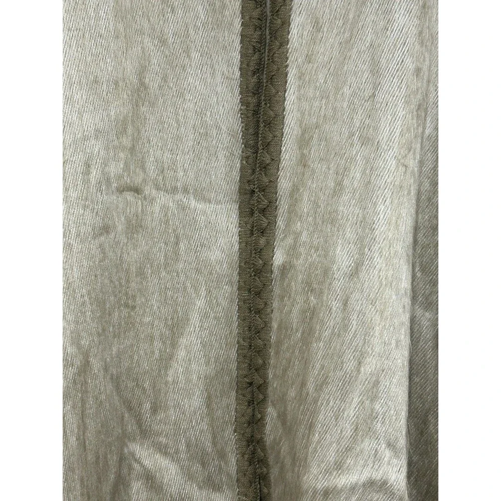 Uno Alla Volta Shupaca Poncho Shawl One Size Women’s Beige Alpaca Cape Buttons